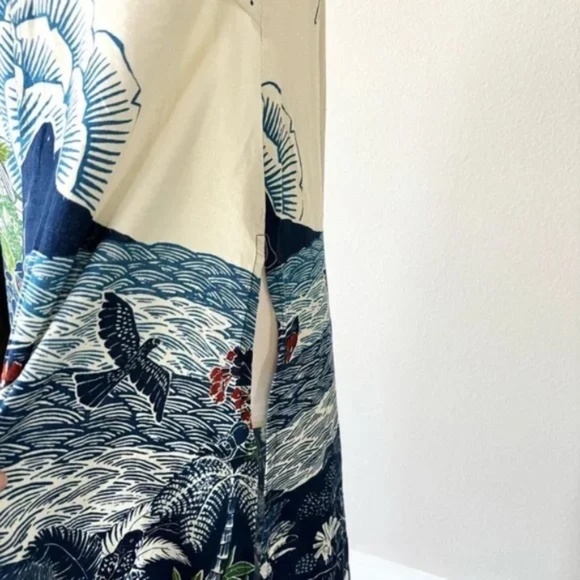 FARM Rio Blue and White Midi Dress - Picture 6 of 13